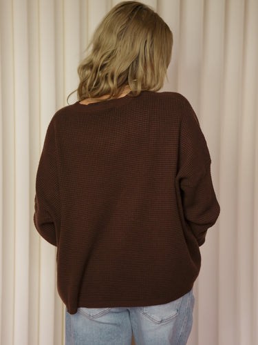 Imogen Waffle Knit Top