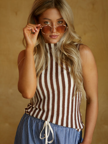 Tess Stripe Stretch Tank