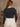 Ribbed, fitted long-sleeve top with a square neckline in stretchy nylon-spandex fabric.