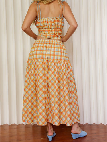 Molly Green - Aubrey Plaid Skirt - Skirts
