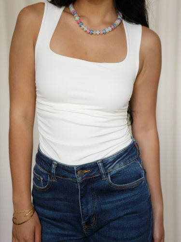 Molly Green - Becca Square Neck Tank - Basic_Tops