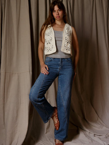 Molly Green - Better Days Wide Leg Jeans - Denim