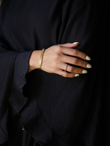 Molly Green - Britney Textured Hinge Bracelet - Jewelry