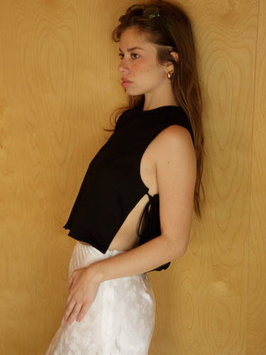 Molly Green - Clair Cut Off Tank - Casual_Tops