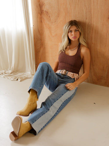 Molly Green - Cloud Nine Two Tone Jeans - Denim