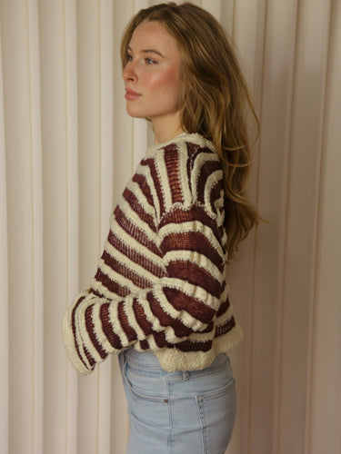 Molly Green - Donna Stripe Sweater - Sweaters_Cardigans
