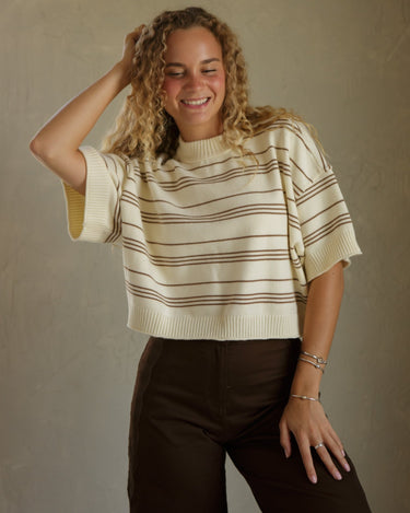 Molly Green - Ellen Stripe Sweater - Sweaters_Cardigans