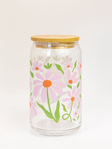 Molly Green - Falling Petals Glass Cup - Accessories