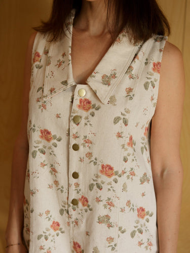 Molly Green - Fatima Button Romper - Rompers _ Jumpsuits