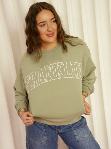 Molly Green - Franklin Outline Sweatshirt - Graphics