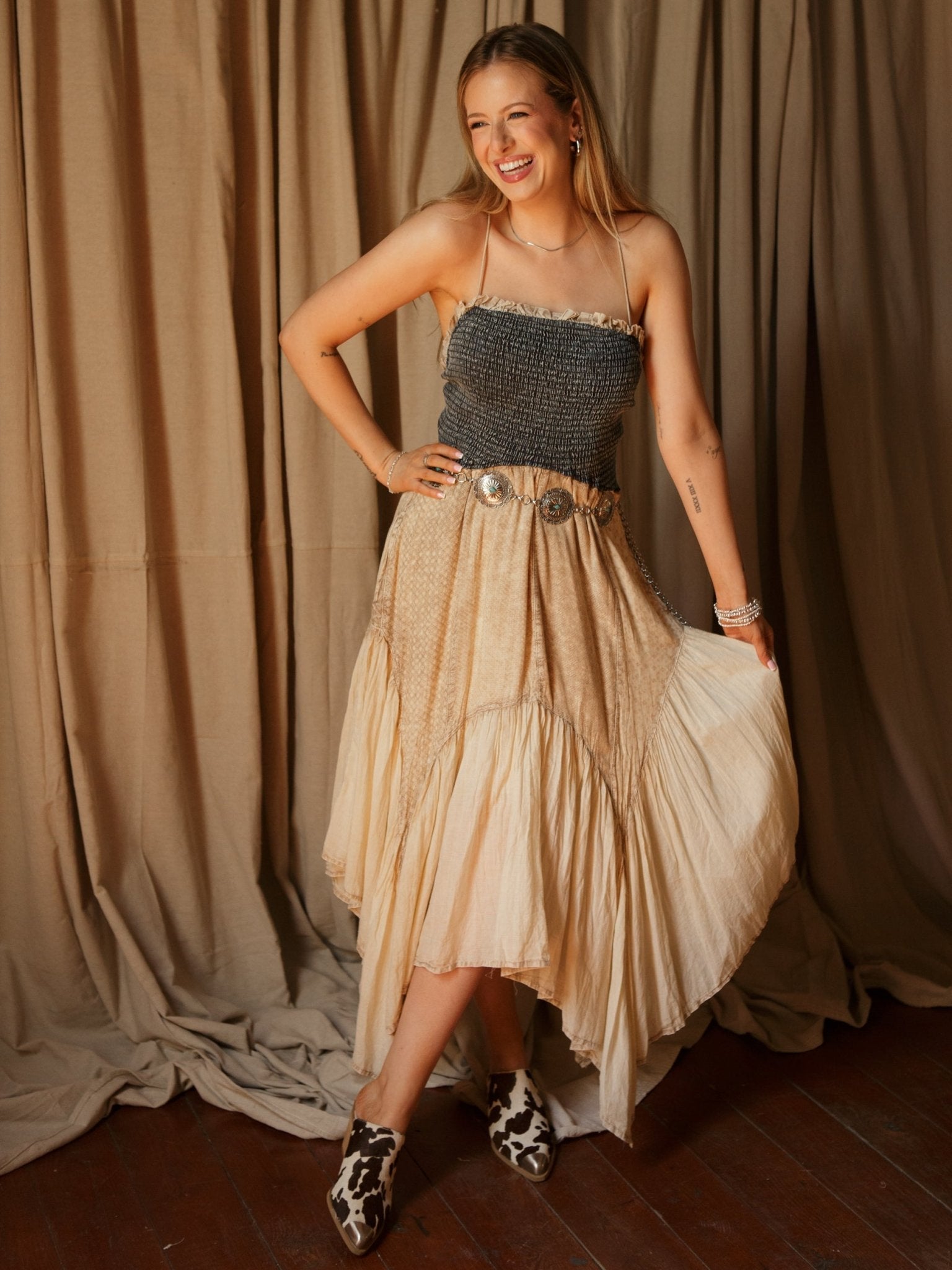 Gloria Smocked Maxi Dress