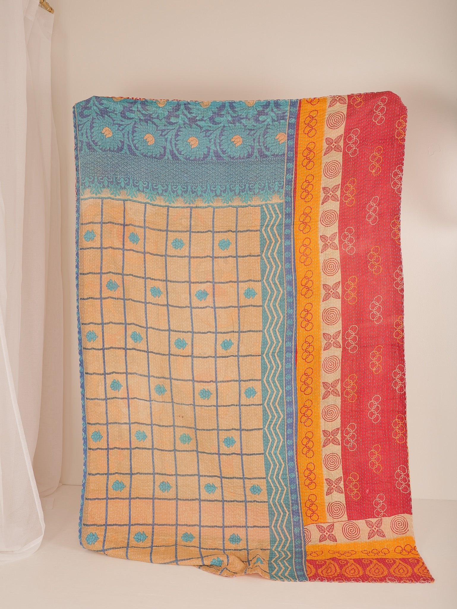 Hanita Kantha Quilt Molly Green