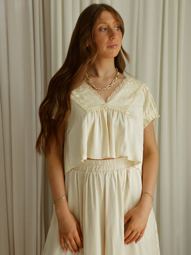 Molly Green - Joan Flower Blouse - Casual_Tops