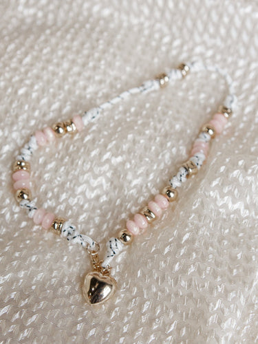 Molly Green - Kennedy Candy Bead & Cord Necklace - Jewelry