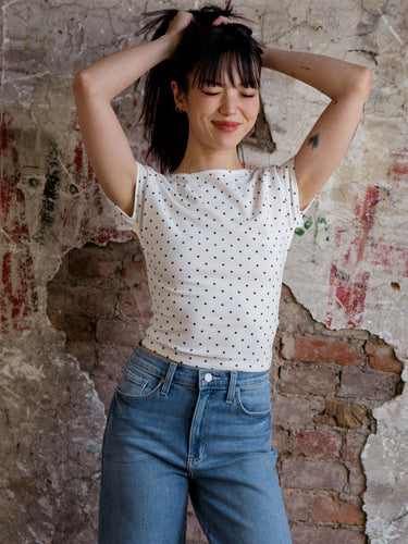 Molly Green - Lainey Polka Dot Top - Casual_Tops