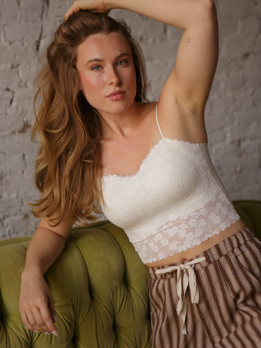 Molly Green - Leland Lace Tank - Basic_Tops