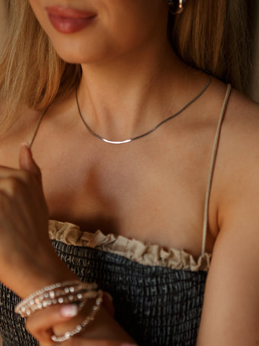 Molly Green - Lily Thin Snake Chain Necklace - Jewelry