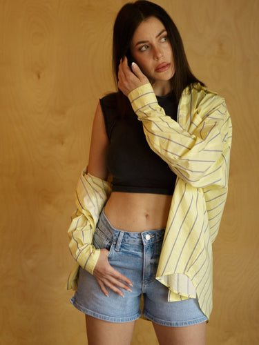 Molly Green - Lottie Stripe Button Down - Casual_Tops