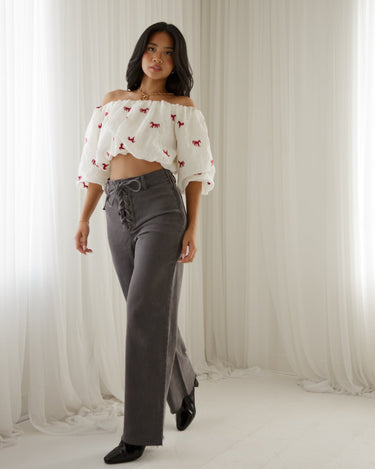 Molly Green - Lydia Off Shoulder Top - Casual_Tops