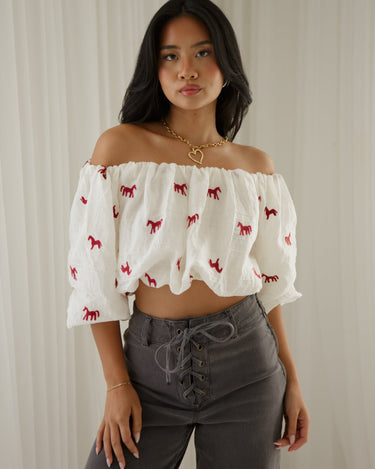 Molly Green - Lydia Off Shoulder Top - Casual_Tops