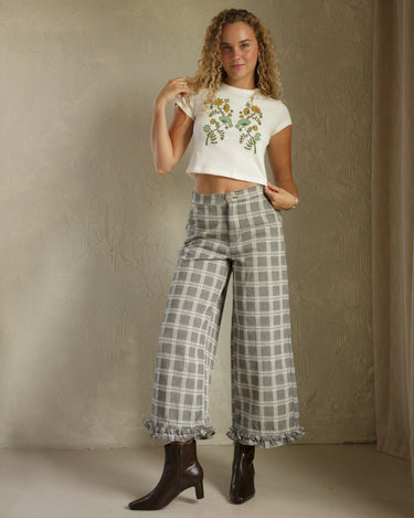 Molly Green - Malisha Checkered Pants - Pants