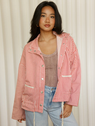 Molly Green - Michelle Stripe Jacket - Outerwear