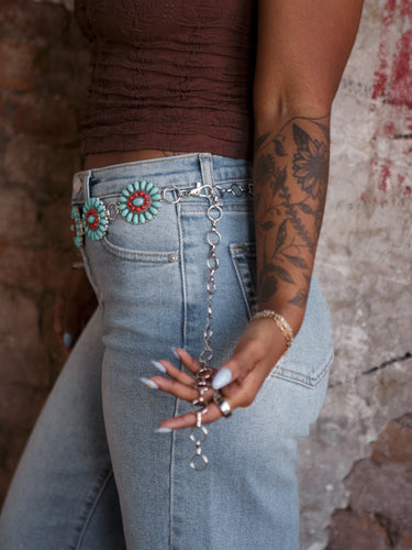 Molly Green - Moving On Concho Belt - Accessories