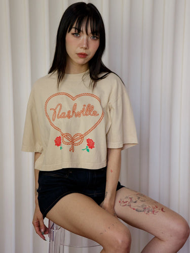 Molly Green - Nashville Love Lasso One Size Crop - Graphics