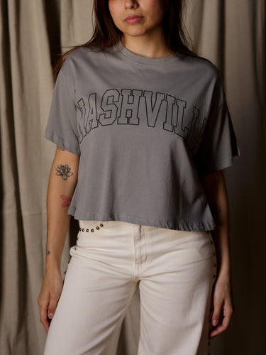 Molly Green - Nashville Outline Crop Tee - Graphics
