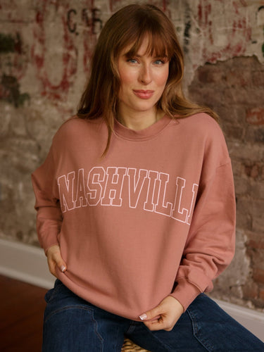 Molly Green - Nashville Outline Sweatshirt - Graphics
