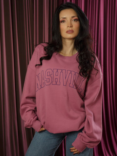 Molly Green - Nashville Outline Sweatshirt - Graphics