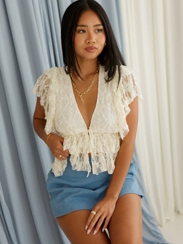 Molly Green - Natalie Ruffle Top - Casual_Tops