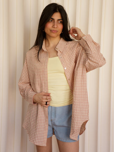 Molly Green - Romilly Check Button Up - Casual_Tops
