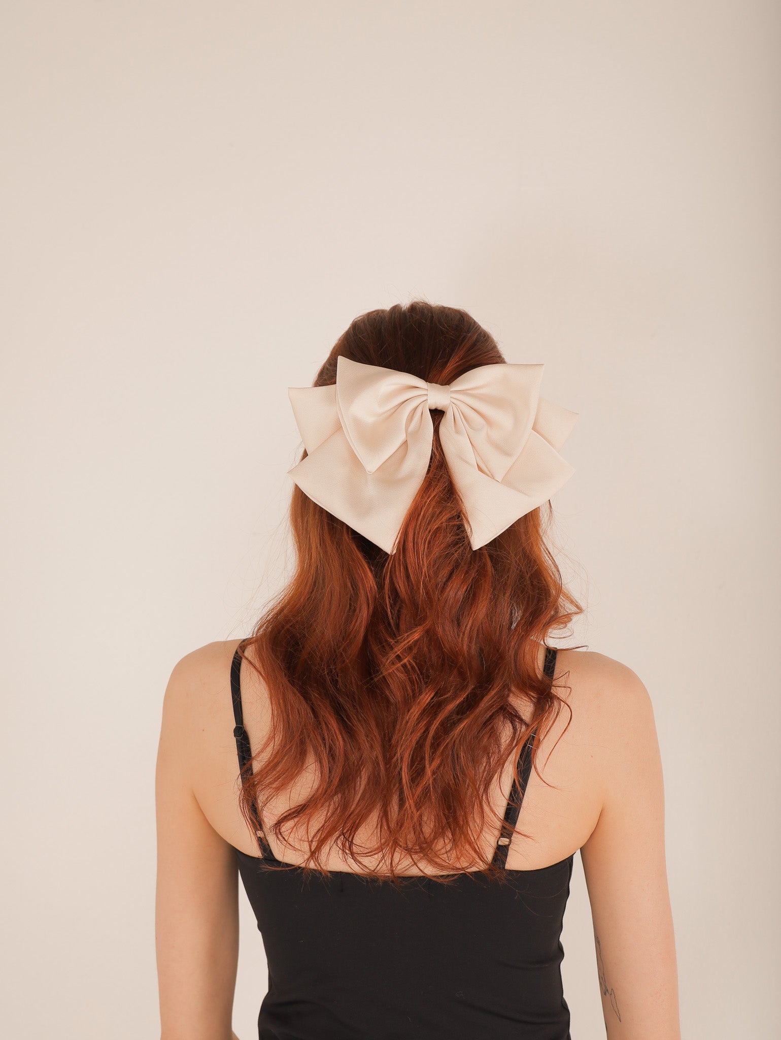 Molly Green - Satin Hair Bow - Accessories