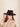Second Fiddle Hat, faux suede hat with braided band, tassels, adjustable inner cinch, made from 100% polyester.