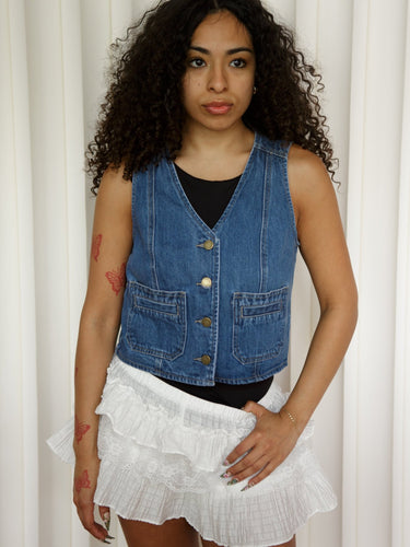 Molly Green - Sharon Denim Vest - Outerwear