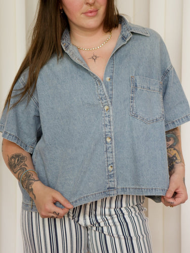 Molly Green - Sonny Denim Short Sleeve - Outerwear