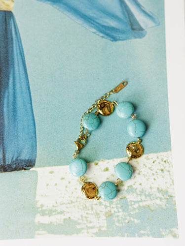 Molly Green - Stevie Turquoise Dot Bracelet - Jewelry