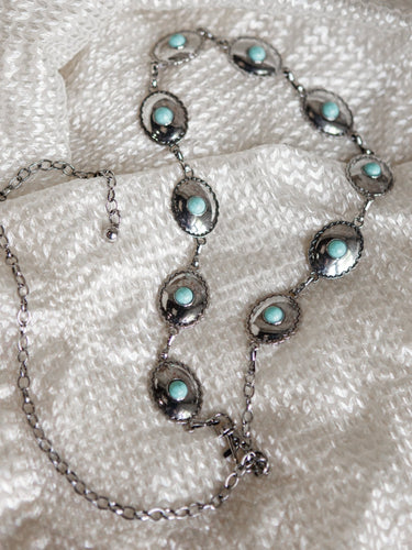 Molly Green - Stone Concho Chain Belt - Accessories
