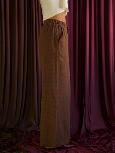 Molly Green - Sylvie Checkered Pants - Pants