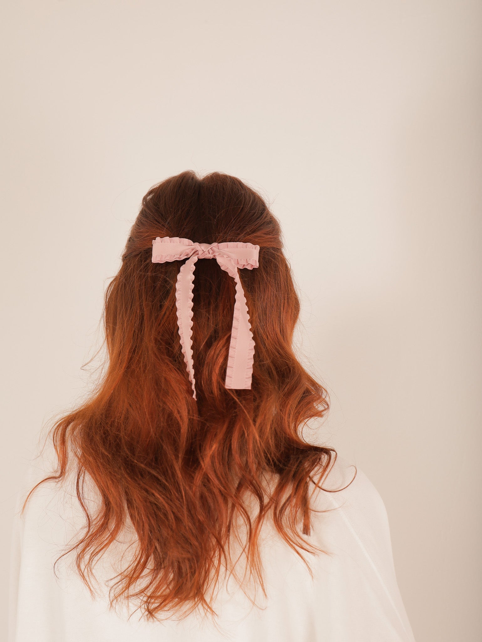 Molly Green - Wavy Hair Bow - Accessories