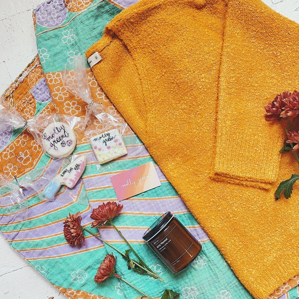 Local Makers: The Cookie Cart & Gold + Ivy - Molly Green