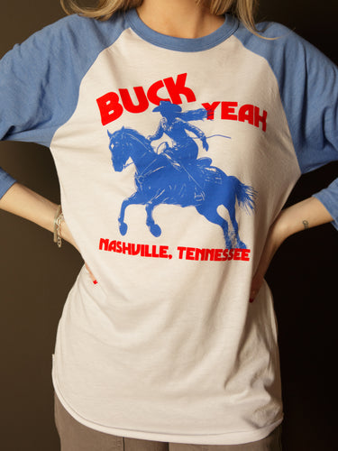 Nashville Buck Yeah Raglan Long Sleeve