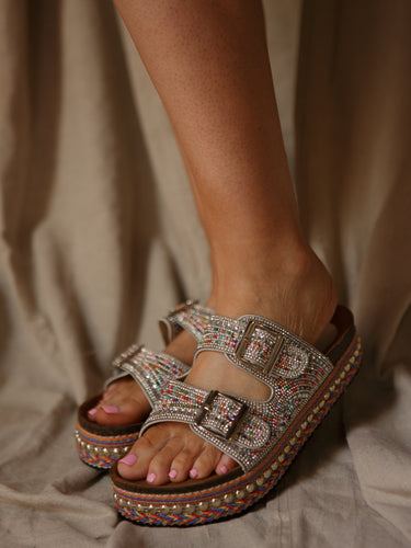 Lucky You Beaded Sandal