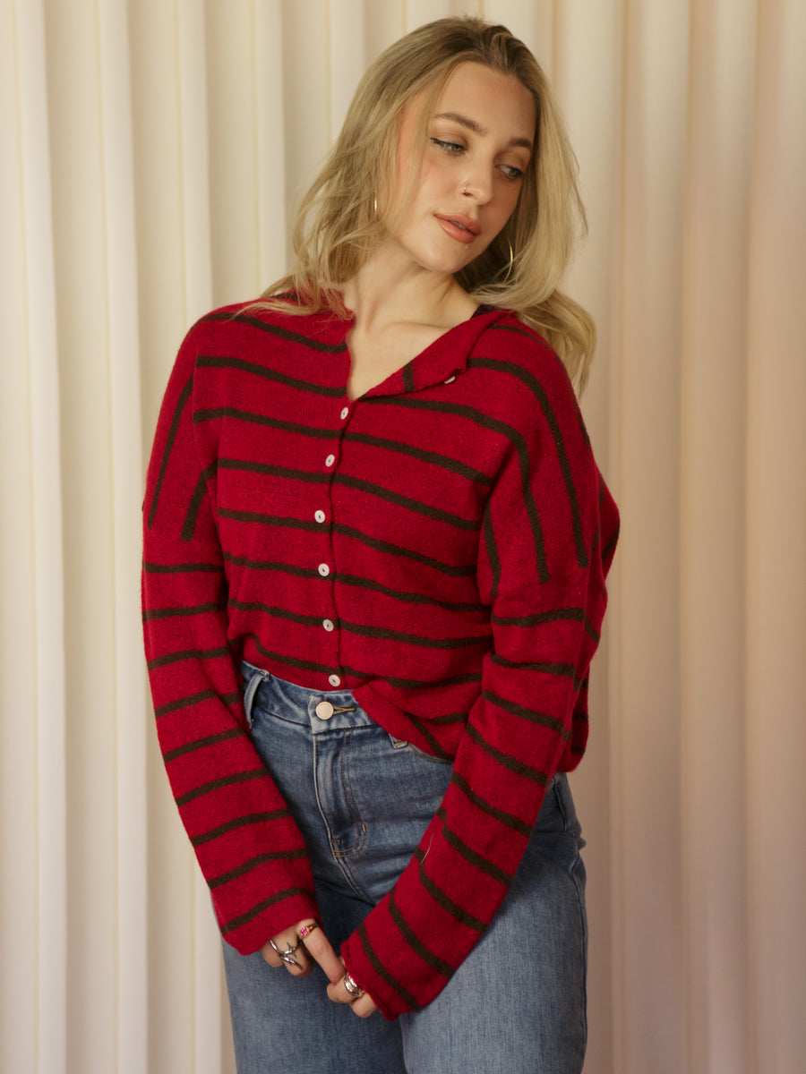 Shay Stripe Slouchy Sweater