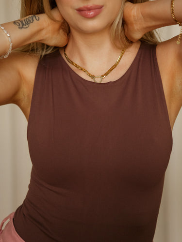 Elizabeth High Neck Top