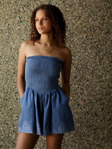 Shane Strapless Romper
