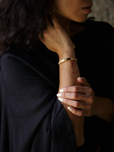 Britney Textured Hinge Bracelet