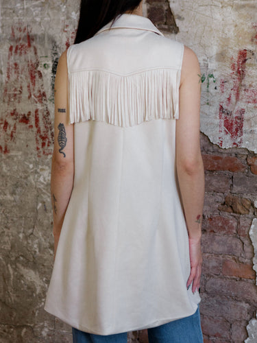 Joa Fringe Long Blazer