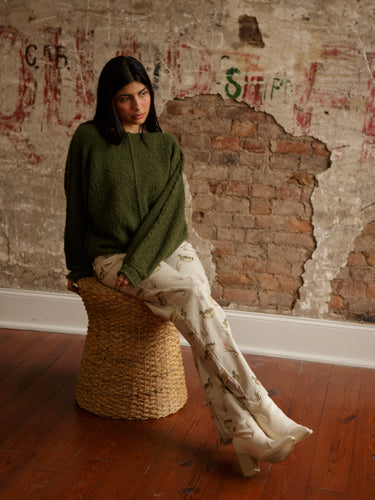 Dahza Drop Shoulder Sweater